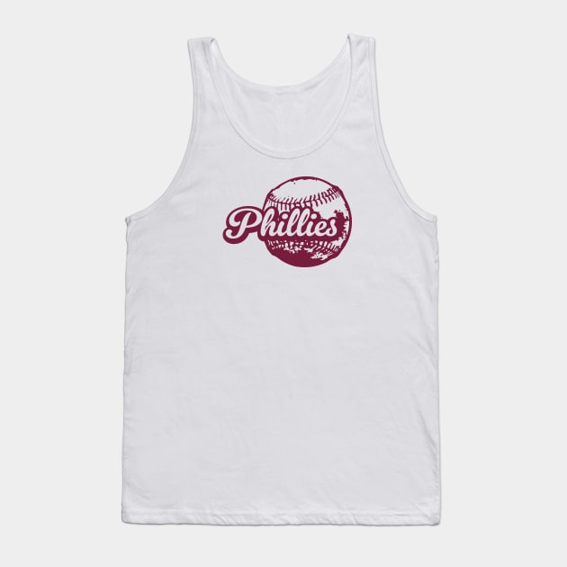 Phillies Baseball Tank Top by Throwzack